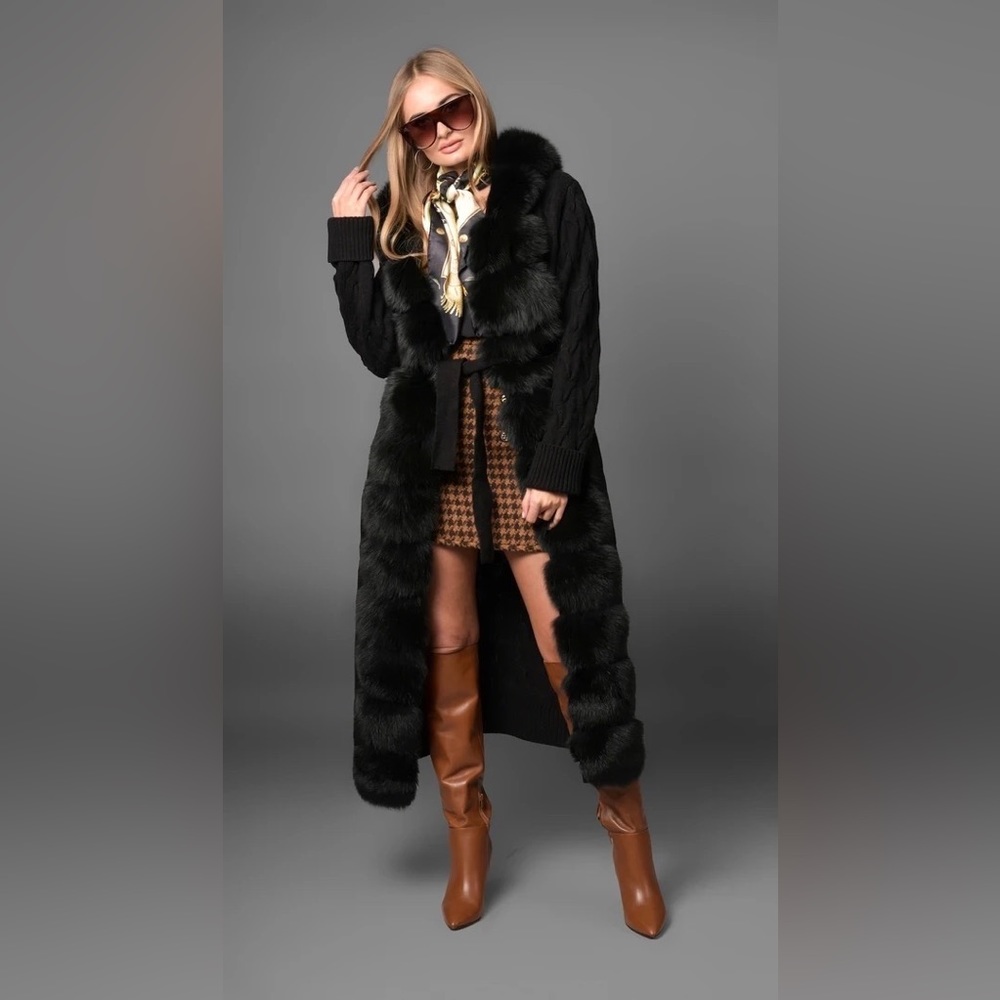 Fur Cardigan - Picture 2 of 3